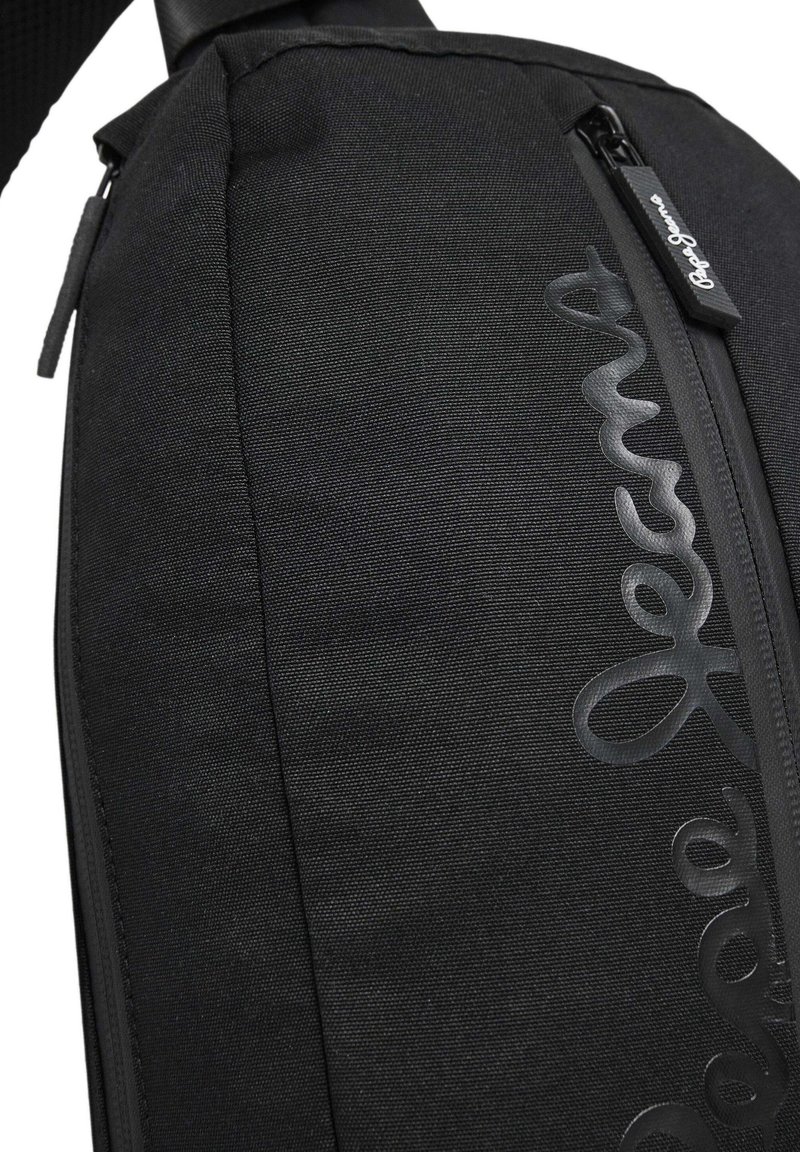 Pepe Jeans Ason Backpack - Black/Gray Polyester, 42cm (16.5") School Bag