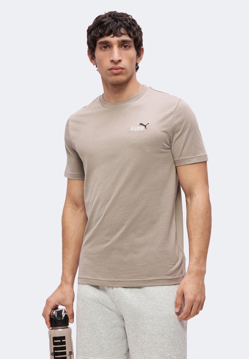 PUMA 2 COLOR SMALL NO. 1 LOGO TEE - Sports T-shirt - mouse gray — foto 4