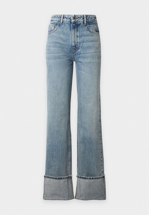 HUGO, GILISSI - Jeans Straight Leg - turquoise/aqua