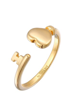 Elli HEART KEY LOVE - Ringe - gold-coloured