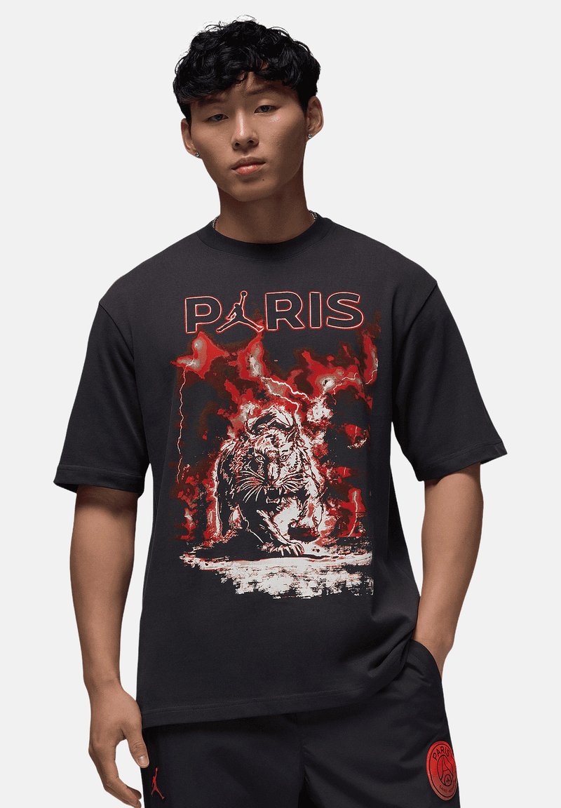 Jordan PARIS ST. GERMAIN GRAPHIC - T-shirt imprimé - schwarzbeige