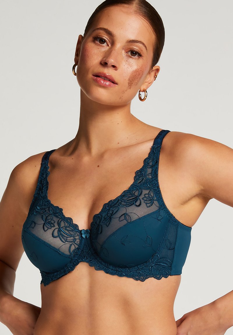Hunkemöller - DIVA NON-PADDED - Triangel-BH - blue, Forstørre