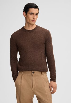 ALPUS - Strickpullover - dunkelbraun