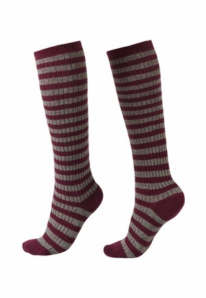STRIPES - Strømper - grey