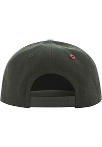 MSTRDS UNISEX LETTER SNAPBACK - Naģene - mottled anthracite white
