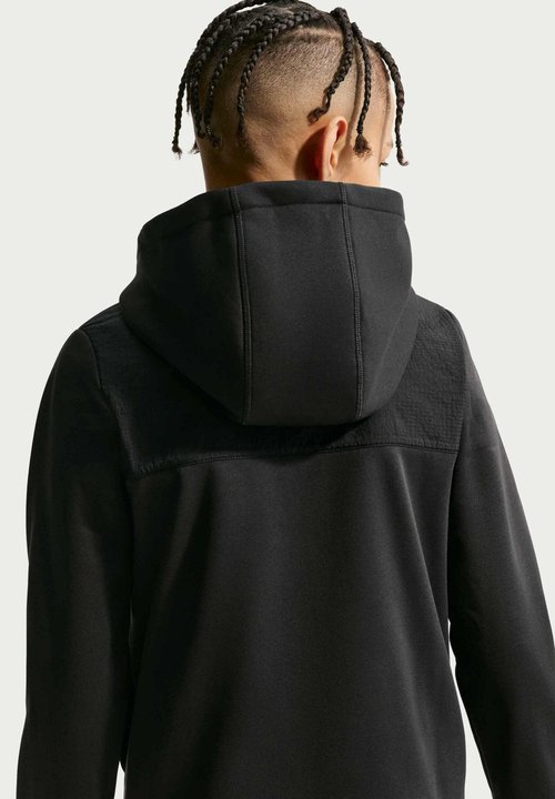 Nike SPORTSWEAR OLDER KIDS' FULL-ZIP HOODIE SPORTSWEAR CITY UTILITY - Zip-up sweatshirt - black black turf orange — photo 5