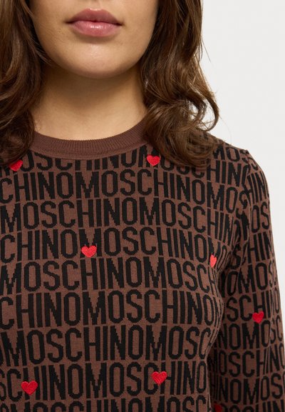 MOSCHINO MAGLIA - Pullover - fantasia marrone