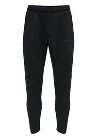 Hummel - LEGACY POLY TAPERED - Verryttelyhousut - black Pienoiskuva 1