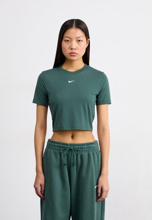 Navadna majica - vintage green/white
