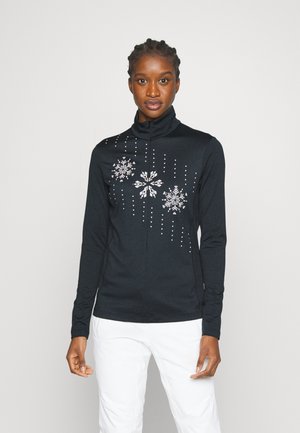 WOMAN - Long sleeved top - nero melange