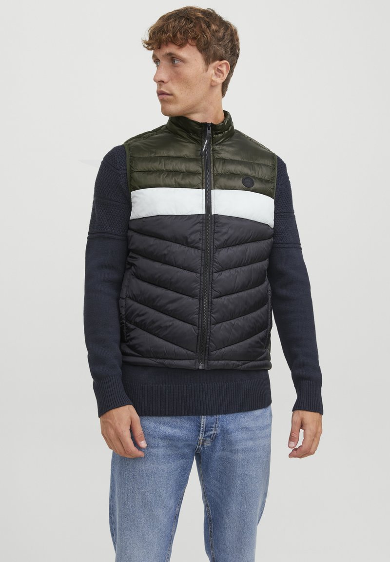 Jack & Jones HERO BODYWARMER COLLAR - Chaleco - rosin