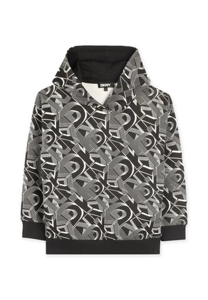 Sweat à capuche - noir blanc