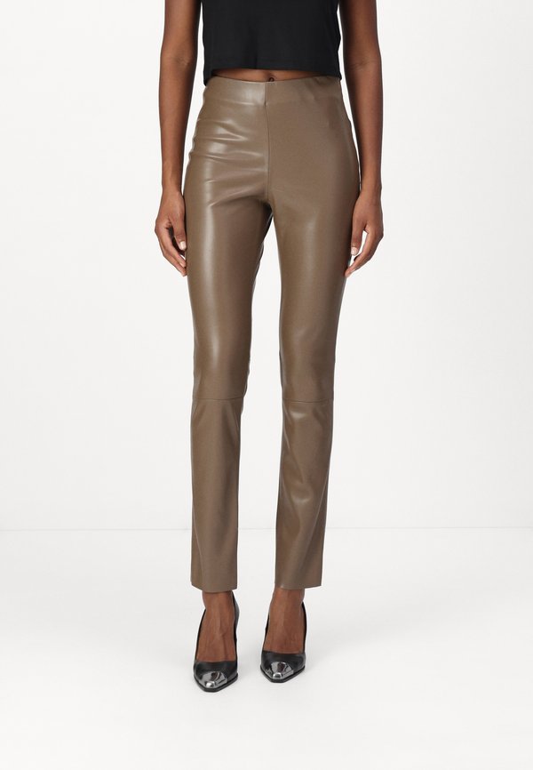 VEGANIBBCHRISTA LEGGINS - Trousers - shitake