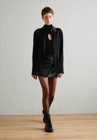 Anna Field Botines con cordones - black
