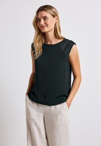 Street One - MIT DETAILS - Blouse - Black Thumbnail Image 1