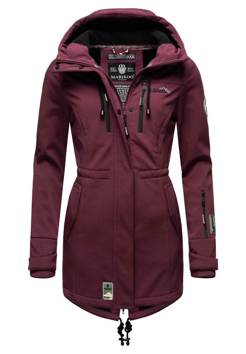 Marikoo ZIMTZICKE - Parka - dark red melange