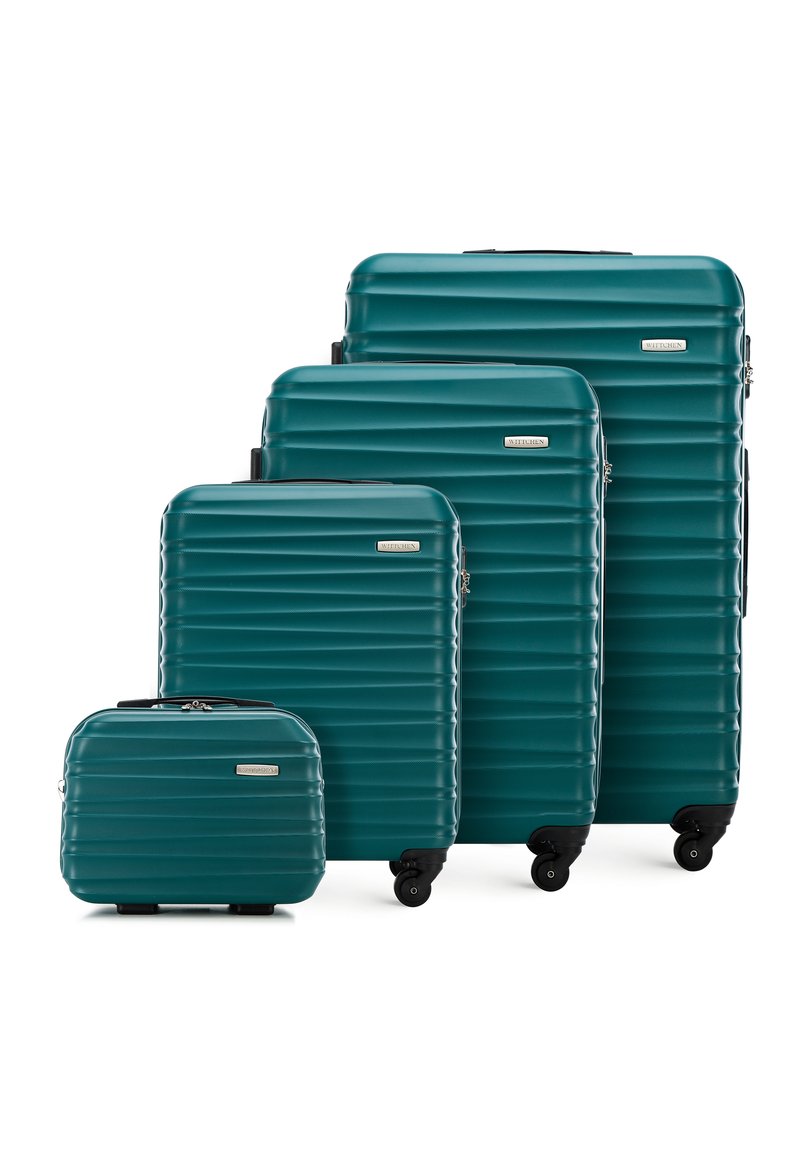 WITTCHEN LUGGAGE SET WITH WASH BAG FROM ABS - Kofferset - green