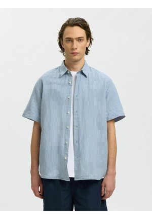 SLHREGCLAY SS CLA - Skjorte - dusty blue