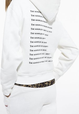 Sweat à capuche - white