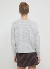 Calliope GIROCOLLO TRECCE  - Maglione - grigio