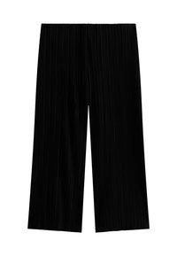 New Look Curves CURVES PLISSÉ WIDE LEG  - Trousers - black