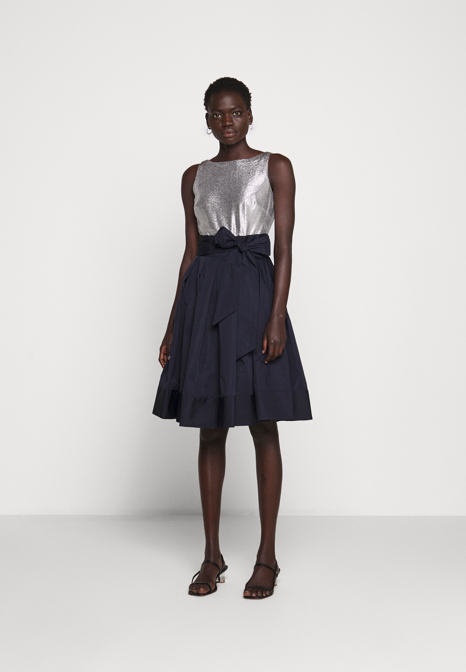 Lauren Ralph Lauren MEMORY TAFFETA DRESS COMBO - Vestito elegante -  lighthouse navy/blu scuro - Zalando.it