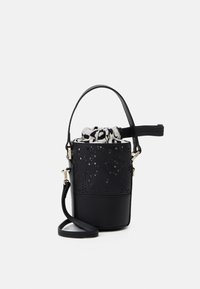 Marimekko IMPRINT NANO BUCKET UNIKKO - Bolso de mano - black