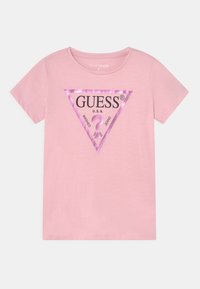 Guess - CORE JUNIOR - Nyomott mintás póló - alabaster pink Miniatűr kép 1