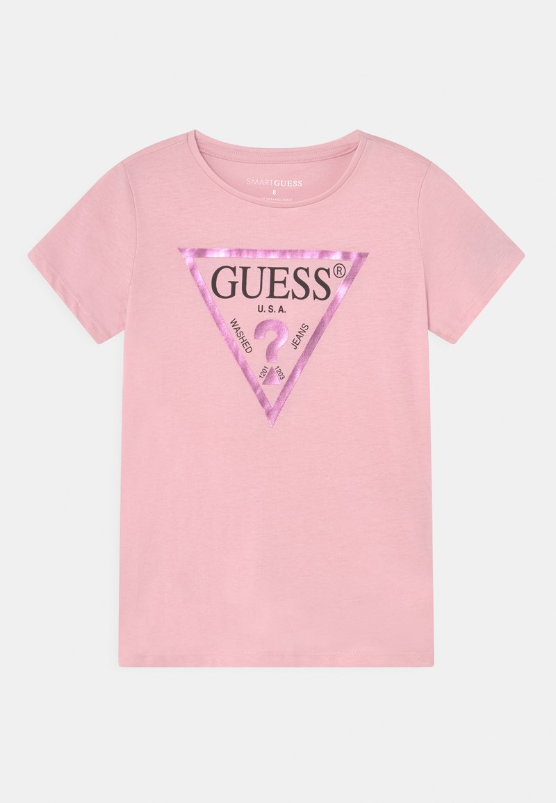 Guess CORE JUNIOR - T-shirt imprimé - alabaster pink