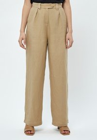 Minus - MIMARLY LINEN PANTS - Trousers -  sand Thumbnail Image 1