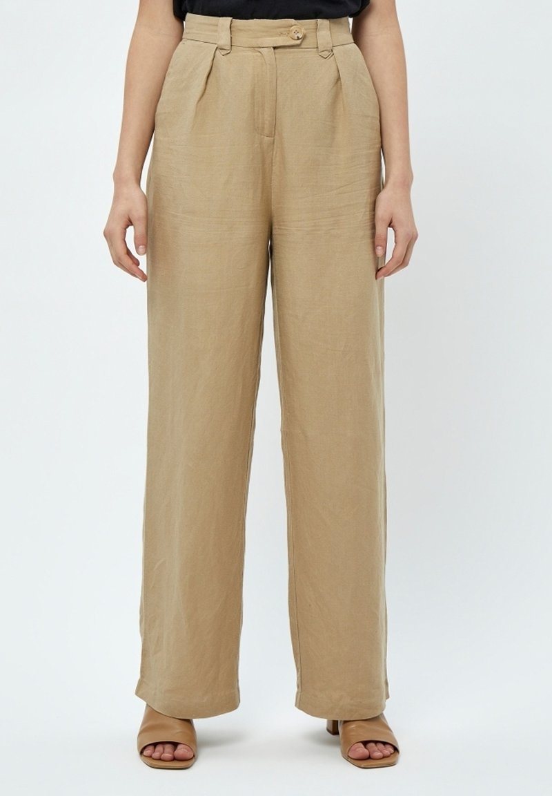 Minus - MIMARLY LINEN PANTS - Trousers -  sand, Enlarge