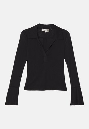 Diane von Furstenberg MACKENZIE - Pikkade varrukatega topp - black