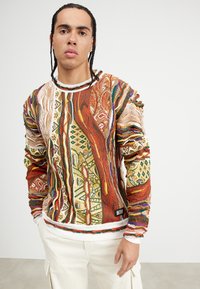 Carlo Colucci RUNDHALS UNISEX - Strickpullover - rost
