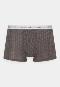 Tommy Hilfiger SIGNATURE 3P TRUNK PRINT - Boxers - blue ink/grid flag/iris blue