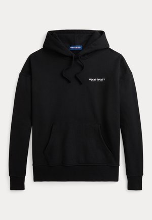 RELAXED FIT POLO SPORT HOODIE UNISEX - Melegítőfelső - black