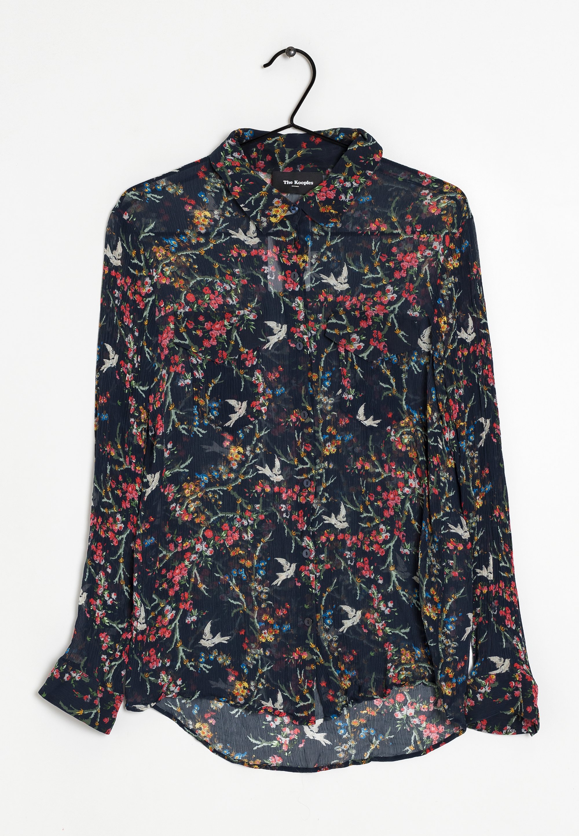 Tunic Dress The Kooples Blue Bird Dress Ladies Dresses Robe Blue