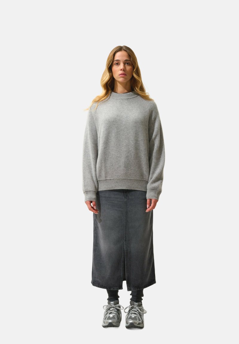 Authentic Cashmere ADORIA ROUND NECK - Maglione - mottled cloud