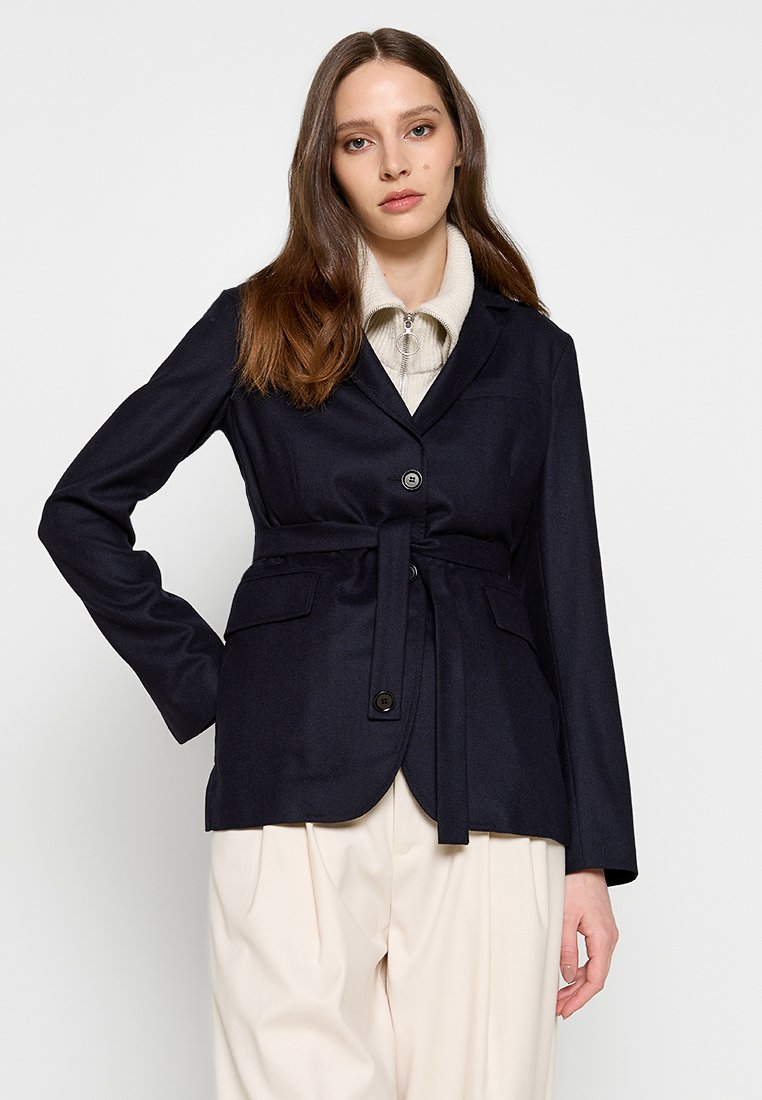 ASPESI Lichte jas donkerblauw ASPESI Lichte jas donkerblauw