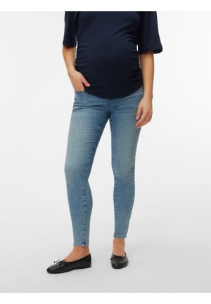 VMMSOPHIA - Oprijete (skinny) kavbojke - light blue denim