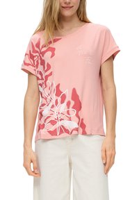 s.Oliver T-Shirt print - pfirsich