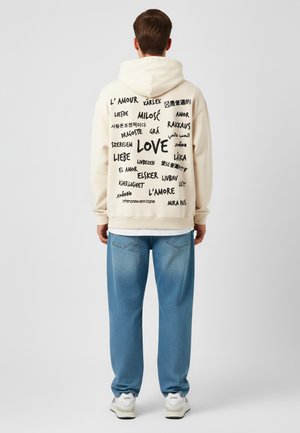 UNIVERSAL LOVE BACK PRINT - Hoodie - off-white