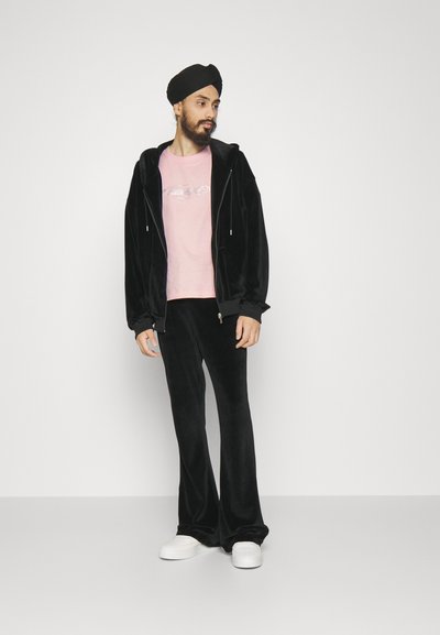 Holzweiler HANGER CROP RHINESTONE TEE - T-shirt z nadrukiem