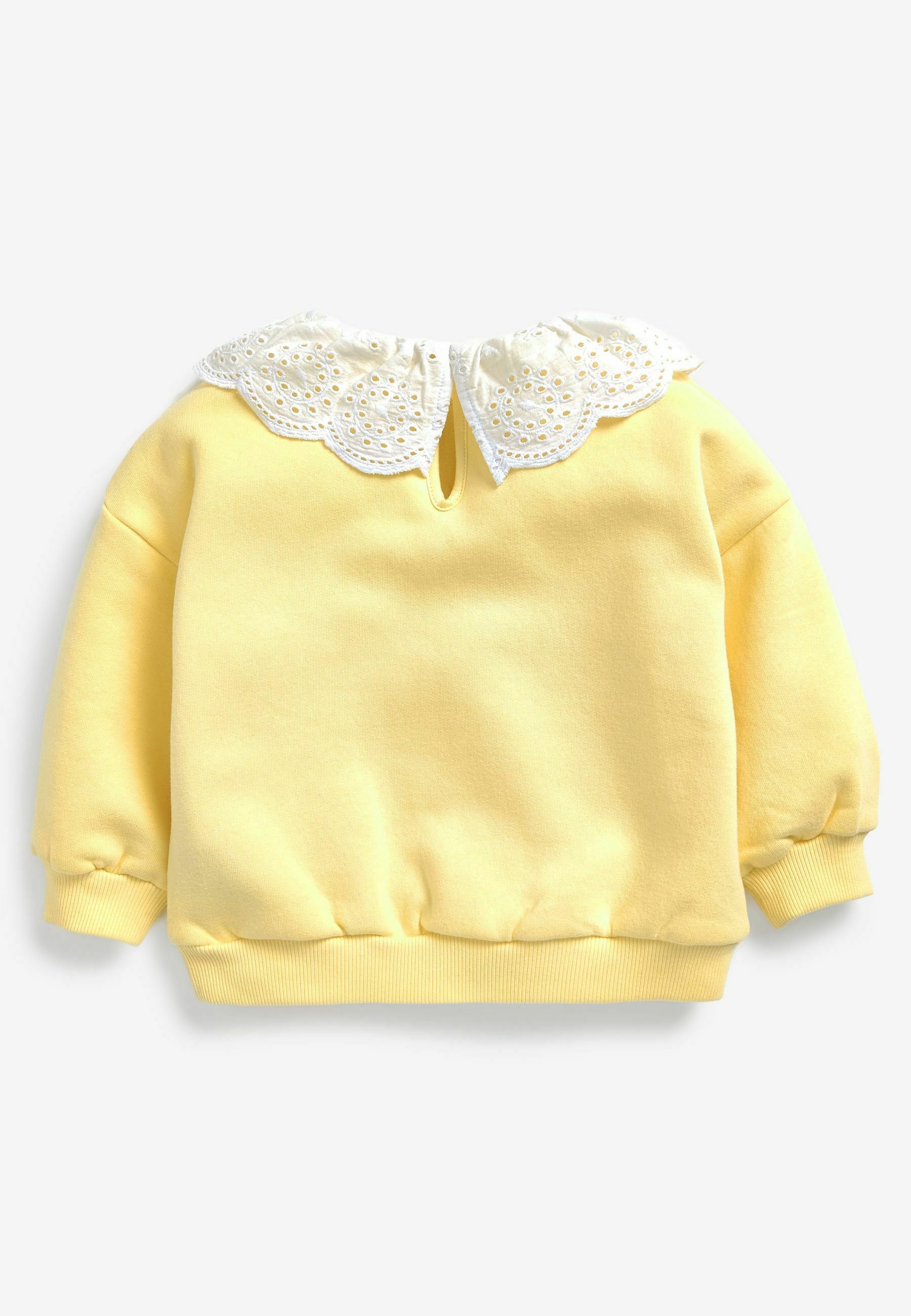 next yellow sweatshirt