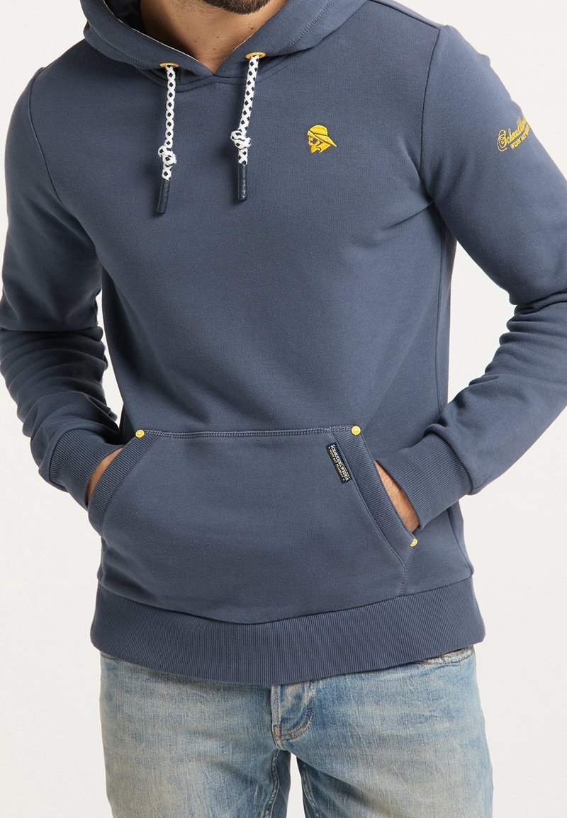 Schmuddelwedda Jersey con capucha - blue