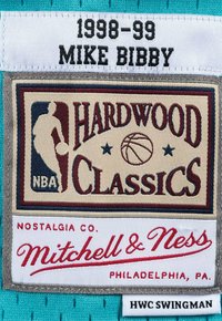 Mitchell & Ness VANCOUVER GRIZZLIES  MIKE BIBBY - Top - sky blue