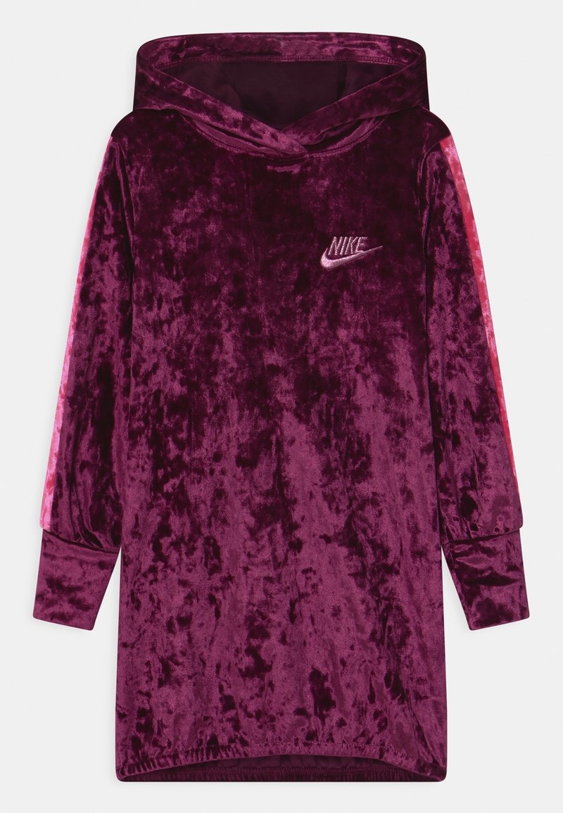 Nike Sportswear HOOD - Vapaa-ajan mekko - bordeaux