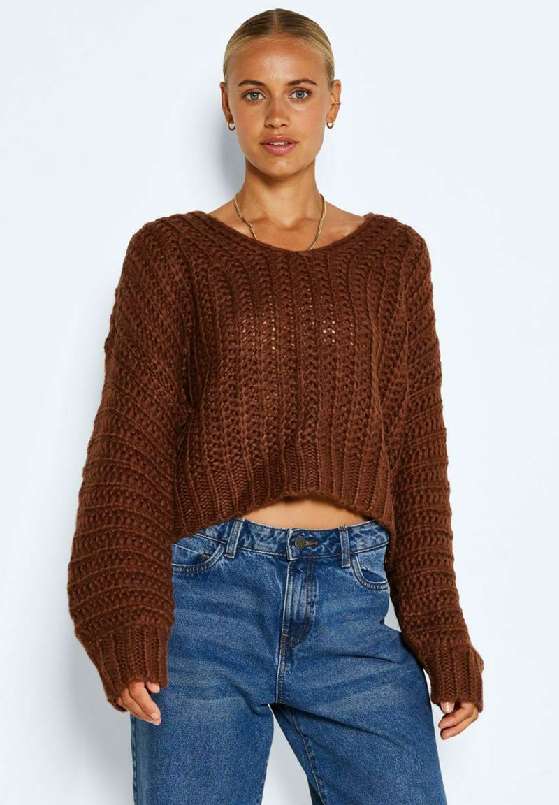 Noisy may Strickkleid »NMMAYSA L/S O-NECK KNIT DRESS NOOS« online kaufen