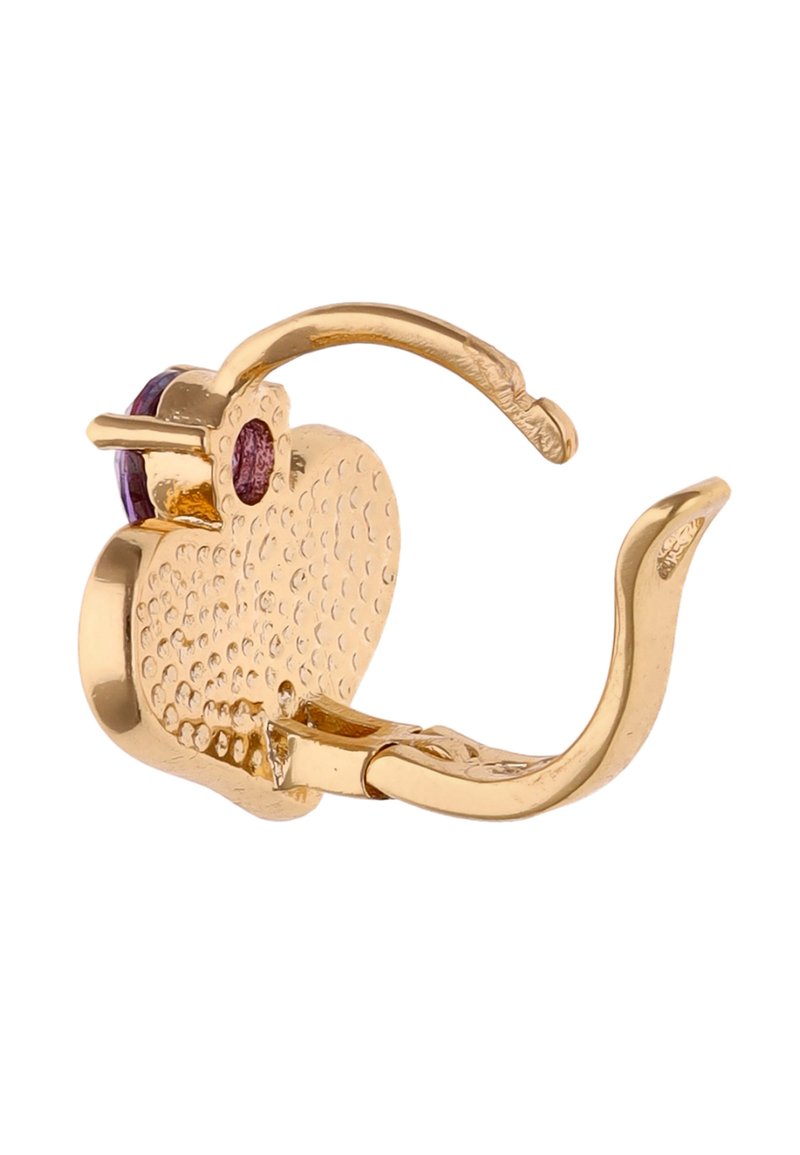 Orecchini MIMI Grace in oro con rosa lilla e ametista