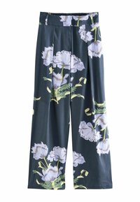 Next TALL FIT - WIDE  - Kalhoty - navy floral