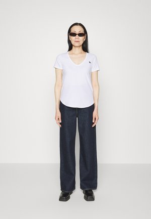 VNECK MULTI 3 PACK - T-shirt basic - stonewash/ orchid/ white